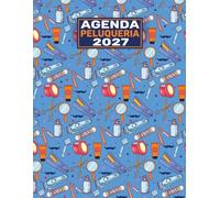 Agenda peluquería 2027: 1 semana en 2 páginas con horarios de 8:00 a 21:00 horas | intervalos de 15 minutos | libro de citas para peluqueria | A4