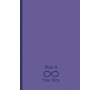 Agenda Perpétuel: Planification annuelle, mensuelle et hebdomadaire | Sans date | En français | Suivi des habitudes et objectifs | Format A5 | Couverture imprimée style cuir - Mauve