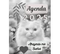 Agenda Planeadora 2025 Mensual Semanal y Diario | Con vision Board Mensual, Maximiza tu productividad en Dimensiones (21.0*27.9 cm), Pasta Blanda: ... tus sueños trabajando diariamente tus metas