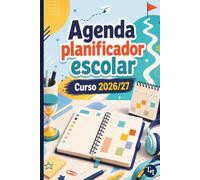 Agenda planificador escolar curso 2026/27: Para niños de primaria con TDAH, déficit de atención o hiperactividad. Interior a color con kit de herramientas y guía práctica descargable para familias