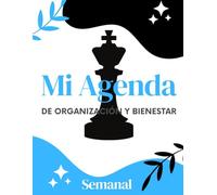 Agenda Planificador Semanal - Organización y Bienestar: Diseña tu semana, equilibra tu vida (Azul)