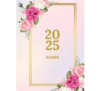 Agenda planificadora 2025 con Organizador diario, semanal y mensual, de Tapa dura, de 8.5" x 11": Organiza tu vida, alcanza tus metas