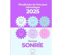 Agenda Planificadora para Odontólogas 2025|Tamaño 8.25 x 11 Pulgadas|160 Páginas |Cubierta Dura Premium |Colores Pastel Lila y Azul Agua |Diseño ... Financiero,Historial de Pacientes.