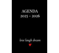 AGENDA: Planificateur hebdomadaire pour étudiants | Organisateur scolaire pour collège et lycée | 1 semaine sur 2 pages | Planning simple pour les devoirs et l'emploi du temps