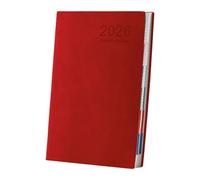 Agenda Planner Notebook - 2026 Task Organizer Journal, A5 Hardcover Aesthetic Design, Structured Daily Writing Layout | Meal Tracker, Fitness Business Record, College Study Supplies for Time