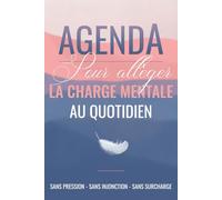 Agenda pour alléger la charge mentale au quotidien - Planner bien-être non daté - Organisation douce sans pression - Journal personnel - Format pratique