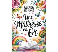 Agenda Pour Maitresse: 2025 2026 | Cadeau Fin D'année Maitresse