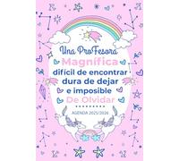Agenda Profesora 2025 2026: Regalo para maestra de infantil, escuela primaria y guardería | Organizador semanal y mensual