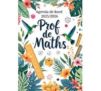 Agenda Professeur de Mathématiques 2025-2026: Carnet de bord A4 pour les Enseignants