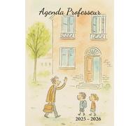 Agenda Professeur: Planificateur hebdomadaire A4 pour enseignants de collège & lycée • Couverture souple