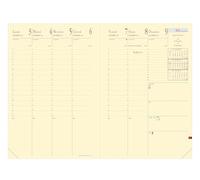 Agenda Quo Vadis 286006Q recarga semainier elegantes y funcionales 16 x 24 cm