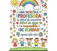 Agenda Regalo Profesora Infantil Primaria: Grande planificador semanal y mensual | cuaderno del profesor | 12 meses | regalo maestra fin de año guarderia