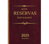 Agenda Reservas Restaurante - Hostelería. Dos paginas por dia: Premium tapa dura, calendario con fechas para organizar reservas de mesas en ... hoteles, pizzerias, pubs o bistros. Tamaño A4