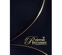 Agenda reservas restaurante: Seguimiento diario de clientes | Año completo de reserva | 1 página Por Día (370 páginas) .