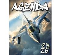 Agenda Scolaire 2025 2026 Avion: Couverture Souple Avion de Chasse, Organiseur Scolaire 11 Mois de (Septembre 2025/Juillet 2026) pour Étudiants ... - Planificateur Journalier 1 Jour Par Page