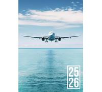 Agenda Scolaire 2025-2026: Avion sur l'Eau | Journalier (un jour une page) | 12x17 cm | Format standard | 300 pages | Sept 2025 - juil 2026 | Français | Primaire & collège | Ado garçon | Voyages