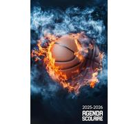 Agenda Scolaire 2025 2026: Ballon de Basketball │ Organiseur journalier 1 page par jour │ Rentrée des élèves sportifs │ Primaire, Collège, Lycée │ Fille, Garçon