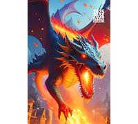 Agenda Scolaire 2025-2026: Boostez votre productivité, optimisez vos études et brillez dans toutes vos matières grâce à notre Planificateur Journalier au format A5 Couverture dragon