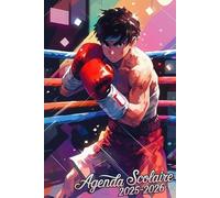 Agenda Scolaire 2025 - 2026 | Boxe: Organisateur hebdomadaire | De septembre 2025 à juillet 2026 | Pour les garçons et les filles de l'école primaire, ... du lycée | Deux jours par page | Format A5.