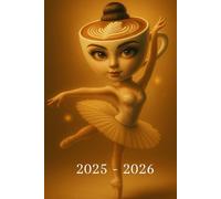Agenda scolaire 2025-2026 - Capuccina Ballerina | Pour Collégiens et Lycéens | Italian brainrot | Humour / Même | Août 2025 à Août 2026