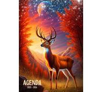 Agenda Scolaire 2025 2026 Cerf: Organisateur et Planificateur Journalier avec Heure | 1 Jour Par Page | Étudiants - Collège - Lycée - Primaire