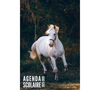 Agenda Scolaire 2025 2026: Cheval - Journalier 1 Jour par Page Pour Filles et Garçons en Primaire, Collège, CP, CE1, CE2, CM1, CM2 | De Septembre 2025 à Juillet 2026