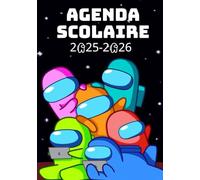 Agenda Scolaire 2025 2026: De Septembre à Août - En Mission Toute l’Année - Organisateur Scolaire pour Garçons et Filles - Primaire, Collège, Lycée - Thème Gamer