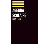 Agenda Scolaire 2025-2026 | Edition Black: Organisateur Journalier | 281 PAGES | Organiser et Réussir votre nouvelle année scolaire !