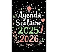 Agenda Scolaire 2025 2026 Fille Primaire: Planificateur scolaire annuel conçu pour aider les élèves à gérer leur temps, suivre leurs objectifs et réussir chaque jour de l’année scolaire.