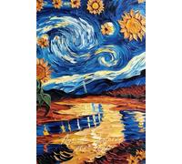 AGENDA SCOLAIRE 2025-2026 Floral: Organisateur Journalier pour planifier une année scolaire réussie | collège, lycée pour filles et garçons !| Ciel étoilées , aquarelle