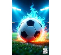 Agenda Scolaire 2025-2026 Football: Fun Ballon Chaussure de Foot Gamer avec Beaucoup d'espace pour noter pour Garcon Fille de Septembre à Juillet Etudiant Primaire, Collège, Lycé, CP, CE1, CM1 et CM2