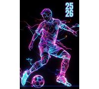 Agenda Scolaire 2025 2026: Footballer |Journalier une Page par Jour | Format A5 Pratique | Couverture thème Football | Sept 25 - juillet 26 | pour garçons et ados | Primaire, collège et lycée.