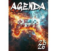 Agenda Scolaire 2025 2026 Gamer: Couverture Gaming & Manette de Jeux Vidéo pour Garçon, Organiseur Scolaire 11 Mois de (Septembre 2025/Juillet 2026) ... - Planificateur Journalier 1 Jour Par Page