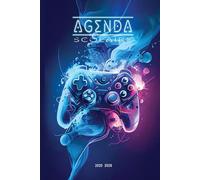 Agenda Scolaire 2025 2026 Gamer: Soyez le maître incontesté de votre temps, atteignez vos objectifs académiques avec aisance grâce à notre Planificateur Journalier au format A5 Couverture Bleu