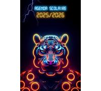 Agenda Scolaire 2025/2026 Gaming Tiger: Planificateur Bi-journalier deux jours par page | Organisateur de Sept 2025 à Juil 2026 | Pour Garçons de Primaire, Collège, et Lycée | Thème Gamer