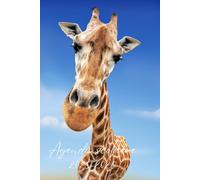 AGENDA SCOLAIRE 2025-2026 GIRAFE: Organisateur journalier filles et garçons pour la rentrée scolaire |2 jours par page | Format a5 avec citations motivantes