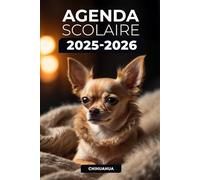 Agenda Scolaire 2025/2026 - Golden Retriever: Septembre 2025 - Juillet 2026 | Format A5 | 2 Jours par Page | Parfait pour Organiser Votre Année Scolaire