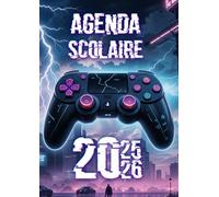 Agenda Scolaire 2025 2026: Jeux Vidéo | Bi-journalier (deux jours par page) | 12x17 cm | Format A5 | Sept 2025 - juil 2026 | Ado garçon | France | Collège et lycée | Gaming, gamer & geek
