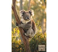 Agenda scolaire 2025 2026 Koala: Organisateur Scolaire , Une semaine sur 2 pages , Primaire, Collège, Lycée pour Fille et Garçon , Enfant , Adulte