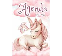AGENDA SCOLAIRE 2025-2026 LICORNE: SUPER PRATIQUE, Primaire - Collège - Lycée pour Garçon et Fille FORMAT A5 De 01 Septembre au 31 Juillet | Emploi du ... Organisateur Scolaire | TO DO LIST et Plus...