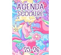 AGENDA SCOLAIRE 2025-2026 LICORNE: SUPER PRATIQUE, Primaire - Collège - Lycée pour Garçon et Fille FORMAT A5 De 01 Septembre au 31 Juillet | Emploi du ... Organisateur Scolaire | TO DO LIST et Plus...