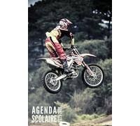 Agenda Scolaire 2025 2026: Moto Cross - Semainier Pour Filles, Garçons, Étudiants, Primaire, Collège et Lycée | De Septembre 2025 à Août 2026