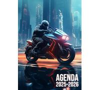 Agenda Scolaire 2025-2026: Moto de route | Journalier (un jour une page) | 12x17 cm | Format standard | 300 pages | Sept 2025 - juil 2026 | Français | Primaire, collège & lycée | Ado garçon | Gaming