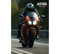 Agenda scolaire 2025-2026 Moto: Organisateur et Planificateur Journalier avec Heure | 1 Jour Par Page | Étudiants - Collège - Lycée - Primaire