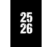 Agenda Scolaire 2025 2026 Noir: Planificateur Scolaire Journalier et Hebdomadaire 15,2 x 22,8 cm | Pour Collégiens, Lycéens, Filles et Garçons | Format A5 | Septembre 2025 à Août 2026