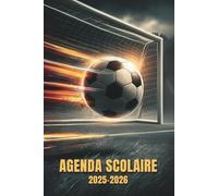 Agenda scolaire 2025 2026: Organisateur et planificateur journalier - 2 jours par page | Primaire, collège et lycée | Très pratique et élégant