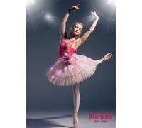 AGENDA SCOLAIRE 2025-2026: Organisateur et Planificateur Journalier pour fille | 1 Jour Par Page avec Horaire | Couverture Danseuse