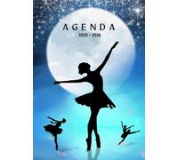 Agenda scolaire 2025-2026: Organisateur et Planificateur Journalier pour fille | 1 Jour Par Page | Girly | Couverture Danseuse