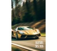 Agenda Scolaire 2025 2026: Organisateur Scolaire De Septembre à Juillet | Primaire, Collège, Lycée pour Fille et Garçon | Thème: Voiture, voiture de Course, Voiture de Sport | A5