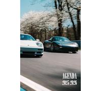 Agenda Scolaire 2025 2026: Organisateur Scolaire De Septembre à Juillet | Primaire, Collège, Lycée pour Fille et Garçon | Thème: Voiture, voiture de Course, Voiture de Sport | A5